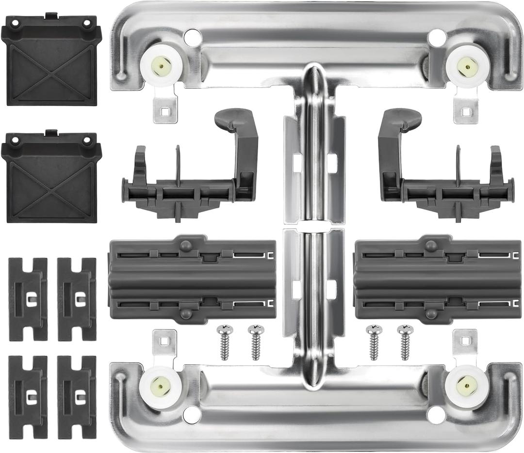 WDTA50SAHZ0 Upper Rack Parts W10712395 by AMI PARTS, Dishwasher Top Rack Fit for Ken-more Kitchen-aid Whirl-pool Dishwasher, Replace W10350375 AP5957560 WDT750SAHZ0 WDT970SAHZ0 WDT730PAHZ0