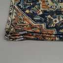 BUAEL Boho Throw Pillow Covers 18x18 inch Set of 2,Bohemian Vintage Carpet Pattern Antique Ethnic Decor Double Sided Pattern Cushion Cover Soft Pillow Case Living Sofa Room Bed Square Pillow Cover