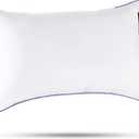 JOLLYVOGUE Pillows King Size Set of 1, Washable Supportive Bed Pillows with Super Soft Down Alternative Fill, Luxury Fluffy Hotel Quality for Side, Back, and Stomach Sleepers