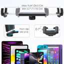 Charchendo Gooseneck Treadmill Tablet Mount, Universal Adjustment Tablet Holder for Elliptical/Spin Bike/Exercise Bike/Indoor Cycle, Compatible with 4-13'' iPad Pro/Air/Mini, iPhones, Galaxy, E-Book
