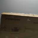 FIREGAS Range Hood 36 inch Under Cabinet, Ducted/Ductless Convertible Kitchen Hood, White Painted Stainless Steel Vent Hood with LED Light,2 Speed Exhaust Fan