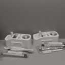 2 Pack Toilet Brush and Holder,Ergonomic, Elegant, Durable, Toilet Bowl Brush for Bathroom