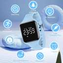 Kids Watches for Girls Boys Digital Sport Watch with Step Counter Pedometer Vibration Alarm Clock, No App Waterproof Fitness Tracker Kids Watch Boys Girls Teens Students Ages 5-16