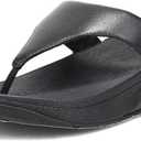 FitFlop Women's, Lulu Thong Sandal, Black, 8