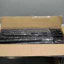 Reginary 30 Pieces Wedding Umbrellas Bulk Auto Open Stick Umbrellas with White European J Hook Handle Windproof Large Canopy Umbrella for Outdoor Wedding Bride Groom Photography Golf (Black)