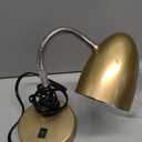 E ENERGETIC LIGHTING LED Desk Lamp, 3.5W 240LM 4000K Cool White Study Lamps for Bedroom and Office, Eye Protection, ETL Listed, Gold Table lamp