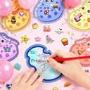 Valentine's Day Cards for Kids School - 56 Shoe Charms Bulk & 28 PCS Shoe Cards for Gift Exchange, Valentines Day Gifts for Kids Classroom, Party Favors & Non-Candy Prizes for Boys and Girls, 3 Age +