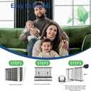 2 Pack, 413 Replacement Filter,Compatible with AprilAire 413 Whole House Air Purifiers Models1410,1610,2410,2416,3410,4400,MERV11 HVAC Furnace Filter Nominal Size: 16x25x4,Actual Size:16"x28"x4"