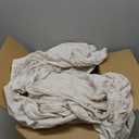 Amazon Basics 4-Piece Soft, Breathable 100% Cotton Jersey Knit Bed Sheet Set with Deep Pockets, Includes Flat and Fitted Sheets, Pillowcase, Queen, Oatmeal, Solid