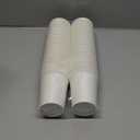 100 Count 8 oz Paper Cups, Disposable Coffee Cups 8 oz, White Hot/Cold Beverage Drinking Cups for Water Juice or Tea