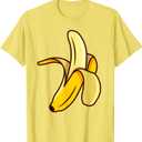 Banana Tee Banana Halloween Costume Men Women Kids Funny T-Shirt XL