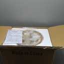 11.8" Mid-Century Semi Flush Mount Ceiling Light, with Clear Glass Shade