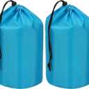 PATIKIL Stuff Sack, Waterproof Outdoor Storage Sack Portable Drawstring Dust Flap Bag Lightweight Sleeping Bag for Camping Hiking Travel