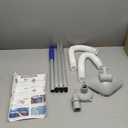 Portable Pool Vacuum Cleaner Kit for Small Pools – Includes Hose, Vacuum Head & 61.5" Telescopic Pole – Handheld Pool Vacuum for Above-Ground & Inflatable Pools