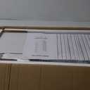 TVU 5-Tier Wooden Book Shelf, 65" Tall Bookshelf with Storage, Floor-Standing Display Bookcase, Farmhouse Style Bookshelf with Arched Base, Suitable for Living Room, Study, Office, Antique White