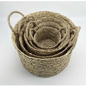 Home Decor, Round Baskets Set Of 3