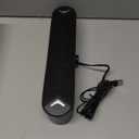 LENRUE Computer Speakers,PC Speakers for Desktop,Wired USB-Powered Sound-bar for Computer with 10W Stereo Sound and Colorful Light,Plug-n-Play (A39PRO /Black)