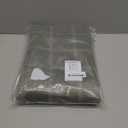 NICETOWN Buffalo Check Plaid 100% Blackout Curtains 84 Inches Long for Bedroom, Living Room Thermal Insulated Room Darkening Rod Pocket Back Tab Drapes, Olive Green, 52" W x 84" L, 2 Panels