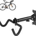 Cyfie Bike Wall Mount Hanger, Bicycle Garage Storage Rack Hook, Horizontal Indoor Bike Holder for Hanging Mountain, Road, Hybrid Bikes (1 Pack for Solid Wall)