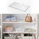 BAOYOUNI Adjustable Closet Shelf Dividers, Carbon Steel 31.50–59.06 in