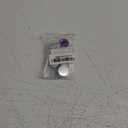 25mm Purple Amethyst .NAT02 Flat Back Round Acrylic Rhinestones Plastic Circle Gems for Costume Making Cosplay Jewels Pro Grade Embelishments - 20 Pieces (Amethyst)