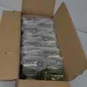 XUWAIDSGN 48 Pcs 7oz Plastic Vintage Wine Glasses Drinking Glasses Unbreakable Wedding Glassware Crystal Water Goblets Reusable Drinkware Vintage Champagne Flutes (48, Dark Green)