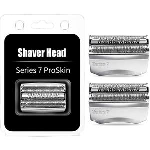 2Pack Series 7 Replacement Head for Braun Series 7 Foil Shaver Replacement Heads Compatible with 70s Replacement Compatible with Series 7 Shavers 70s 720,750CC, 760CC,790CC,9565 Foil Shaver