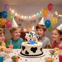 Number 6 Birthday Candles,Toy Theme Cake Toppe,Cartoon Number 6 Candles,Cowboy Six Cake Decoration,Cowgirl Party of Baby Shower for Boy Girl Birthday Supplies