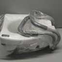 Carex E-Z Lock Raised Toilet Seat With Handles, 5" Toilet Seat Riser with Arms, Handicap Raised Toilet Seat For Seniors and Elevated Toilet Seat (1 Count (Pack of 1))