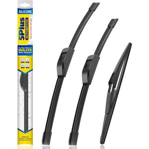 5 PLUS Silicone Windshield Wipers Replacement for 2017-2022 NISSAN Rogue Sport Wiper Blades(Set of 3),Automotive Replacement Windshield Wiper Blades For My Car-28"/18"/12"