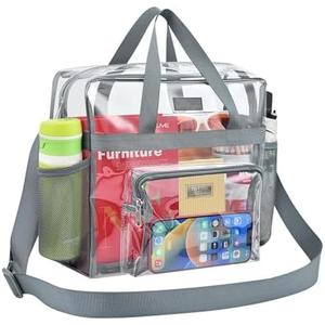 Bagenius Clear Bag Stadium Approved 12×6×12 Clear bag for Stadium Events Sports Concert Festival Work