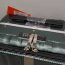 Hanke 16 Inch Underseat Carry On Suitcases with Wheels,Lightweight Hard Shell Carry on Luggage for Weekender,Top Opening Small Suitcase,Travel Luggage for Womem Men,Dark Green.