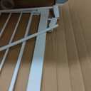 Safety 1st Easy Install Walk Thru Baby Gate for Doorway With Door, Dog Gates, Fits 29"-38", Easy Install 28" Tall, White