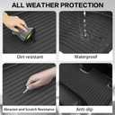 Floor Mats for Tesla Model Y 2021-2024, Set of 5 Mats All Weather TPE Waterproof Anti-Slip Front & Rear Trunk Mats Cargo Liners, Custom Fit for Tesla
