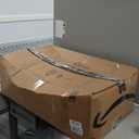 Heavy-Duty Rolling Shower Wheelchair Multifunctional,4-in-1 Foldable Commode Chair with 10" Solid Wheels & Safety Straps for Elderly and Disabled,Shower Chair with Bucket, Waterproof Padded Seat, Black