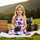 Casual Cami Dress for Girl, Adjustable Short Skirt Sleeveless 8-12 Dresses for Teens School (Red)