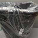 Amazon Basics Trash Can, Rectangular Commercial Office Wastebasket, 7 Gallon (Pack of 2), Black