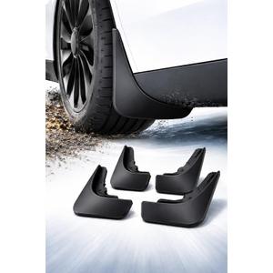 Tesla Model 3 Mud Flaps 2019-2022, Premium All-Weather Splash Guards No Drill OEM Fit, Heavy Duty TPE Front & Rear Mudguards for Tesla Model 3 Accessories (4PCS)
