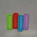 4Pack Case for Roku Remote, Cover for Hisense/TCL Roku TV Steaming Stick/Express Universal Replacement Controller Silicone Sleeve Skin Glow in The Dark Green Sky Purple Red