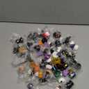 Leitee 100 Pcs Halloween Mini Resin Figures 50 Styles Halloween Miniatures Tiny Resin Figurines Little Small Figures to Hide Pumpkin Ghost Skull Miniatures Bulk for Party Favors Fillers Dollhouse