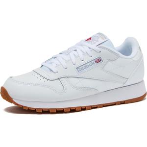 Reebok Classic Leather Girls and Boys Shoes for Kids, Toddler, Little Kid or Big Kid Sneakers, Girl or Boy Tennis Shoes (White/Gum), Size 11