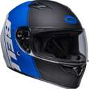 Bell Qualifier Powersports Moto Helmet (XX-Large, Ascent Matte Black/Blue/White)
