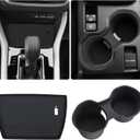 auovo Center Console Charging Mat Compatible with Subaru Forester Accessories 2025 Forester Car Custom Silicone Cup Holder Insert & Charging Protective Mat Pad