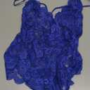 Avidlove Sexy Lingerie for Women Deep V Lace Bodysuit Snap Crotch One Piece Teddy XS-4XL