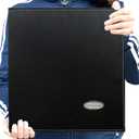 Self-Adhesive Photo Album, Dust-free, glue free and waterproof Scrapbook Album, Family album, Leather Cover, Hand Made DIY Albums Holds 3x5, 4x6, 5x7, 6x8,8x10 photos (Large, Black)