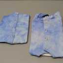 2 Pack Cat Surgery Recovery Suit for Female and Male, Soft Cat Spay Shirts Clothes, Comfortable Kittens Pajamas Onesie, Adjustable Fit to Stop Licking, (Blue, S)