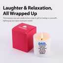 Dad No Matter How Old I Will Always Be Your Financial Burden Father's Day Dad Gifts Scented Candles Home Office Jar Candles Lavender Scent Soy Wax Candles 9.5 oz