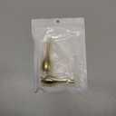 Cabilock Mini Copper Vase Set of 2 Vintage Metal Flower Vases for Desktop Decoration Home Office Table Centerpiece Ornament (Golden)