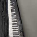 Donner Piano Keyboard 88 Keys, Beginner Digital Piano Velocity-Sensitive Keys, Portable Electric Piano with Stand, Sustain Pedal, Carrying Case and Keyboard Stickers, DEP-1 (Compact, Black Set)