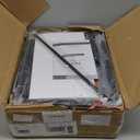 2-Drawer Fabric Lateral File Cabinet with Wheels, Rolling Printer Stand with Open Storage Shelf for Home Office, Black